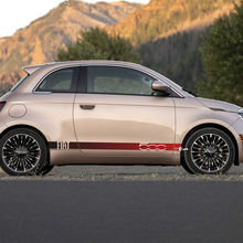 Rocker Panel Stripe Decal side Graphics stripes for Fiat 500 3
 3