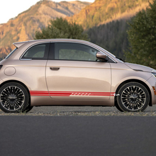 Rocker Panel Stripe Decal side Graphics stripes for Fiat 500 4
 3