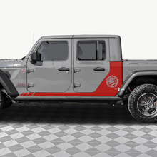 Military Star US Flag Rear Side Doors Vinyl decal sticker fit Jeep Gladiator
 2