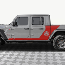 Military Star US Flag Rear Side Doors Vinyl decal sticker fit Jeep Gladiator 2
 2