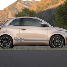 Rocker Panel Stripe Decal side Graphics stripes for Fiat 500 5
 2