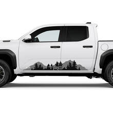 TRD Off Road Side Mountains Trees Rocker Panel Decals Stickers for Toyota Tacoma
 2