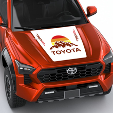 TRD off Road Mountains Vintage Retro Heritage Stripes Wrap Hood decal Sticker for Toyota Tacoma 4th gen
 3