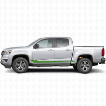 Honeycomb Door & Rocker Panel Vinyl Stripes for Chevrolet Colorado 2nd Gen 2015-2022_6