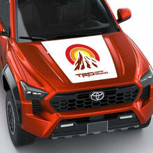 TRD Mountain Vintage Retro Heritage Sun Stripes Hood decal Sticker for Toyota Tacoma 4th gen
 3