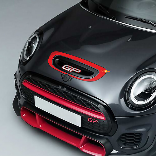 Hood Scoop Decal graphics sticker for Mini Cooper GP2
 1