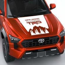 TRD Mountains Trees Wrap Hood decal Sticker for Toyota Tacoma 4th gen
 3