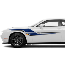 Two colors Side Stripes Decals Stickers For Dodge Challenger or Charger
 3
