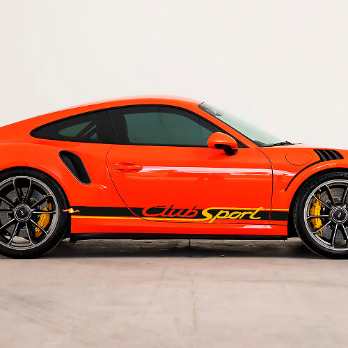 Club Sport Side Stripes Decal Sticker for Porsche 911
