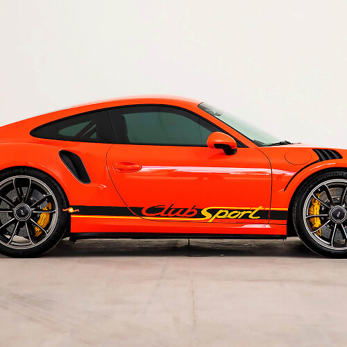 Club Sport Side Stripes Decal Sticker for Porsche 911
 1