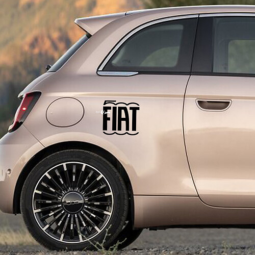 Decal Sticker Side Graphics for Fiat 500
