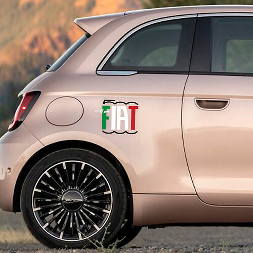 Fiat 500 Decal Sticker Side Graphics for Fiat 500
