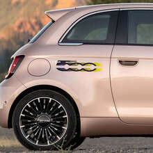500 Decal Sticker Side Graphics for Fiat 500
 3