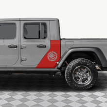 Military Star US Flag Rear Side Doors Vinyl decal sticker fit Jeep Gladiator 3
 2