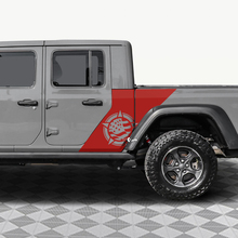 Military Star US Flag Rear Side Doors Vinyl decal sticker fit Jeep Gladiator 4
 2