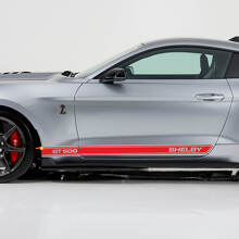 GT500 Shelby Rocker Panel Decals for Ford Mustang
 3