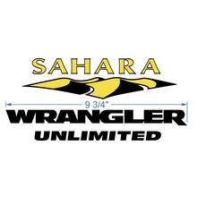 Sahara Dunes Wrangler Unlimited decals stickers for Jeep Sahara Wrangler Unlimited CJ TJ YK JK XJ
 2