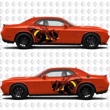 BatBee Side Decals Stickers For Dodge Challenger or Charger
 2