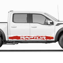 Vinyl Decal Sticker Graphics Stripe Side Rocker Panel Custom Text for Ford F150 Raptor 2