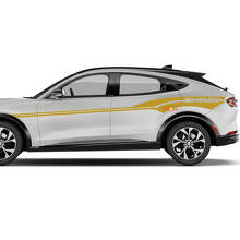 Pair MACH E Accent Stripes Side Door Decal vinyl stickers for Ford Mustang MACH-E
 2
