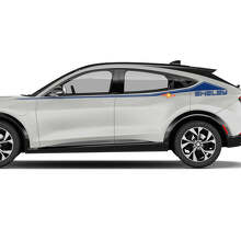 Pair Shelby Accent Stripes Side Door Decal vinyl stickers for Ford Mustang MACH-E
 3