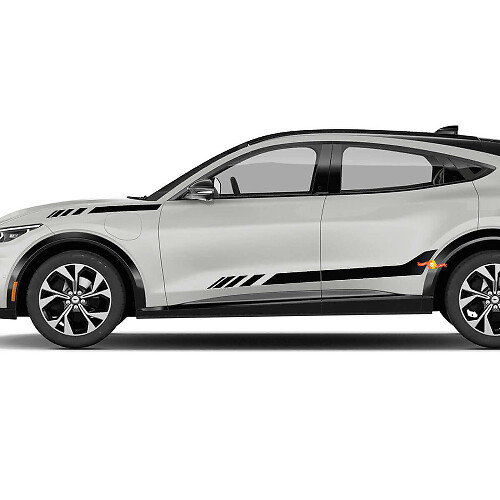 Accent Stripes Side Door Decal vinyl stickers for Ford Mustang MACH-E
