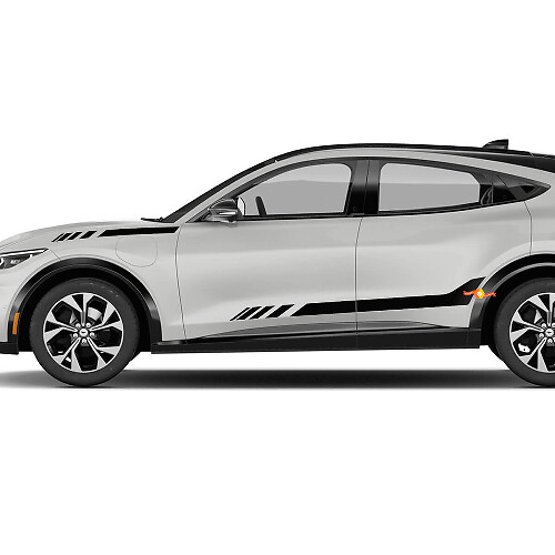 Accent Stripes Side Door Decal vinyl stickers for Ford Mustang MACH-E
