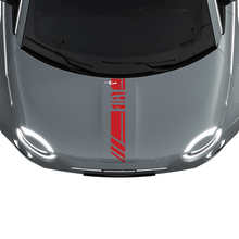 500 Hood Racing Stripe Decal Sticker Graphics for Fiat 500
 3