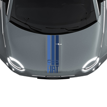 Tri Stripes Italy Flag Hood Stripe Decal Sticker Graphics for Fiat 500
 3