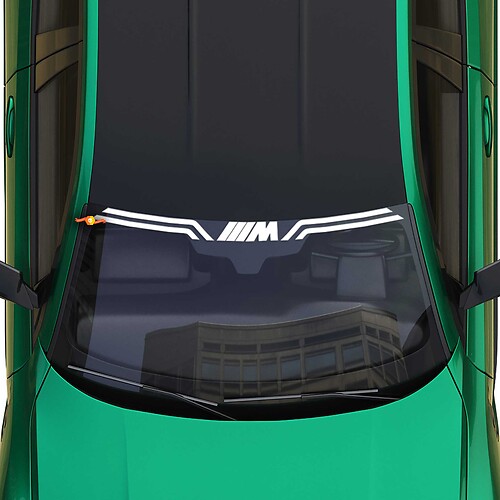 M decal Windshield sticker fit to BMW G series
