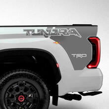 Tundra TRD Lettering Bed Side Decal Sticker for Toyota Tundra TRD 2