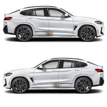 2x M Performance vinyl decal sticker for BMW X4M
 2