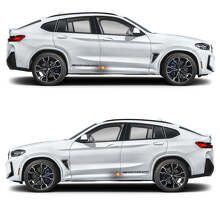 2x M Performance vinyl decal sticker for BMW X4M
 2