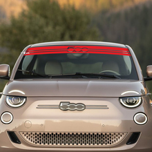 Front Windshield Stripe Decal Graphics for Fiat 500
 3