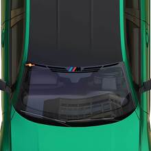 Motorsport M wings Stripes decal Windshield sticker fit to BMW G series
 4