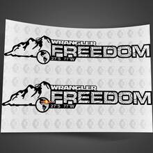 Custom Text and coordinates Mountain Jeep Wrangler bonnet Decal rubicon sahara JL JK CJ TJ YJ
 2