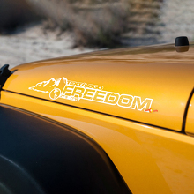 Custom Text and coordinates Mountain Jeep Wrangler bonnet Decal rubicon sahara JL JK CJ TJ YJ
 2
