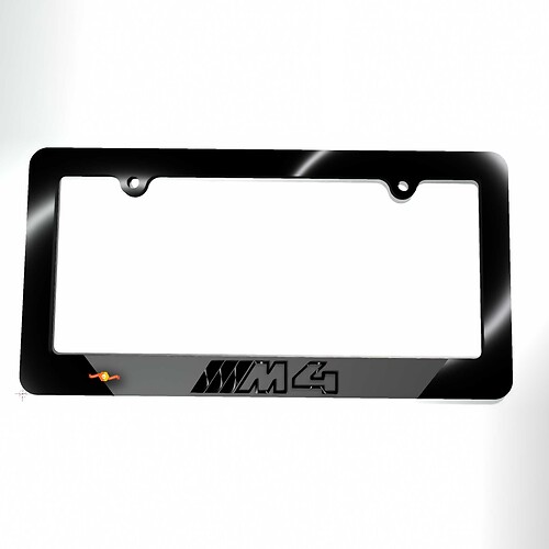///M4 Vehicle License Plate Covers Frames Vehicle Decor fit to BMW M4
 1