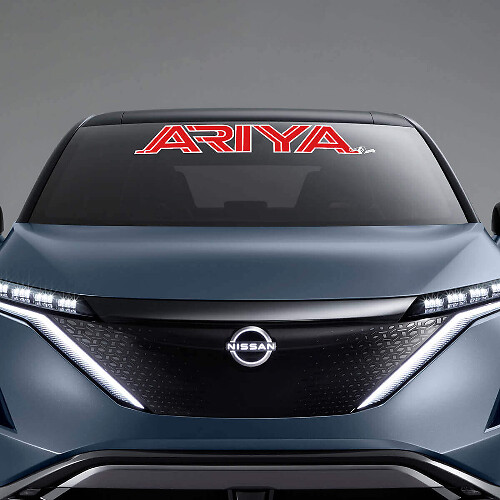Brand Lettering Windshield Graphics Decal Sticker 2 for Nissan ARIYA