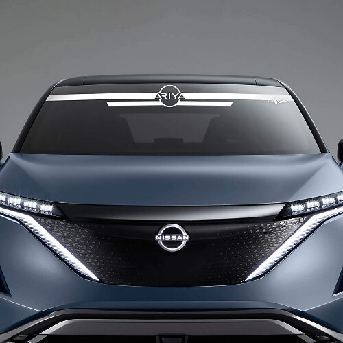 ARIYA Logo Stripes Windscreen Graphics Decal Sticker for Nissan ARIYA