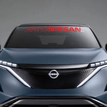 Lettrage de marque Autocollant graphique pare-brise pour Nissan ARIYA 3
