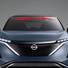 Lettering de Marca Tiras para Parabrisas Gráficos Calcomanía Adhesiva para Nissan ARIYA 2