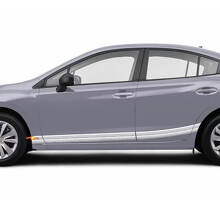 Pair Rocker Panel Side Skirt Vinyl Body Car Stripe Racing Vinyl Decal Sticker fit Suba Impreza
 2