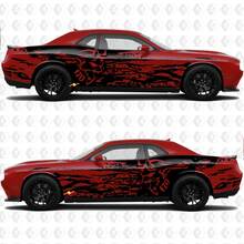 Demon 170 Splash Grunge Side Kit HellCat Vinyl Decal Graphic for Dodge Challenger Or Charger
 2