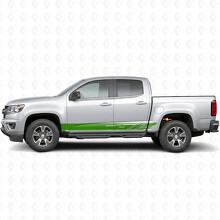 Diagonal Slot Door & Rocker Panel Vinyl Stripes for Chevrolet Colorado 2nd Gen 2015-2022_6