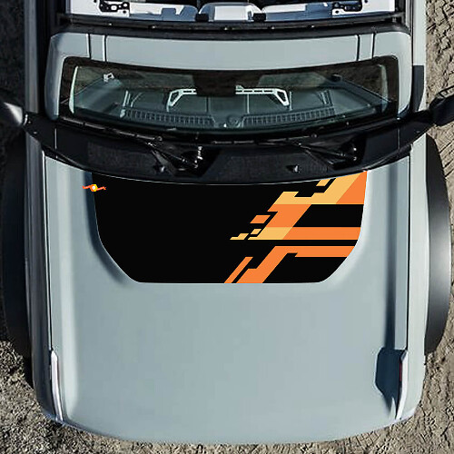 Hood Vinyl Decal Sticker Graphics Kit fit Ford Bronco Raptor
