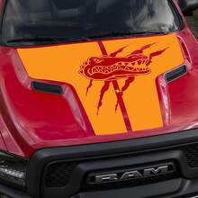 Dodge Ram Gators Rebel Hood Logo Truck Vinyl Decal Graphic Pick Up Pickup
 2