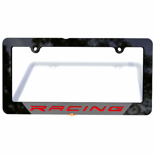 Racing Vehicle License Plate Covers Frames Vehicle Decor for Corvette
