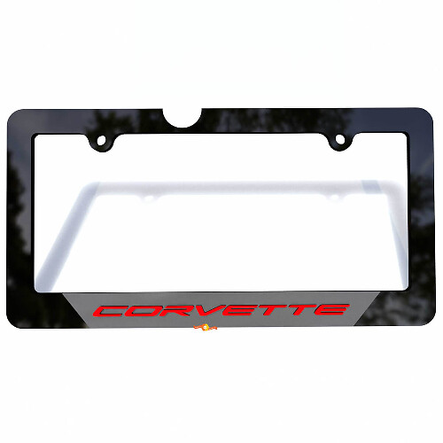 Vehicle License Plate Covers Frames Vehicle Decor for Chevrolet Corvette
