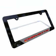 Vehicle License Plate Covers Frames Vehicle Decor for Chevrolet Corvette
 3